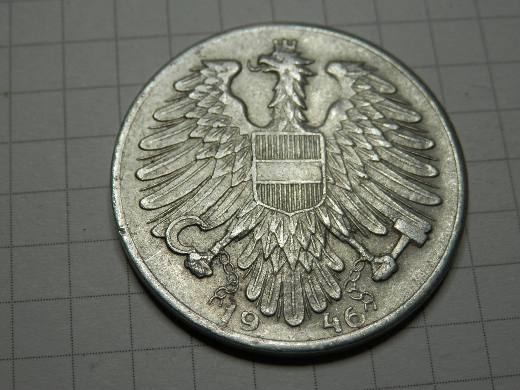 Tutti le monete: Österreich  1 Schilling, 1946 – Usato da Weiach venduto da weiach81 1