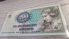 Dänemark 200 Kronen Banknote — Sammlerstück, neuwertig! 👑