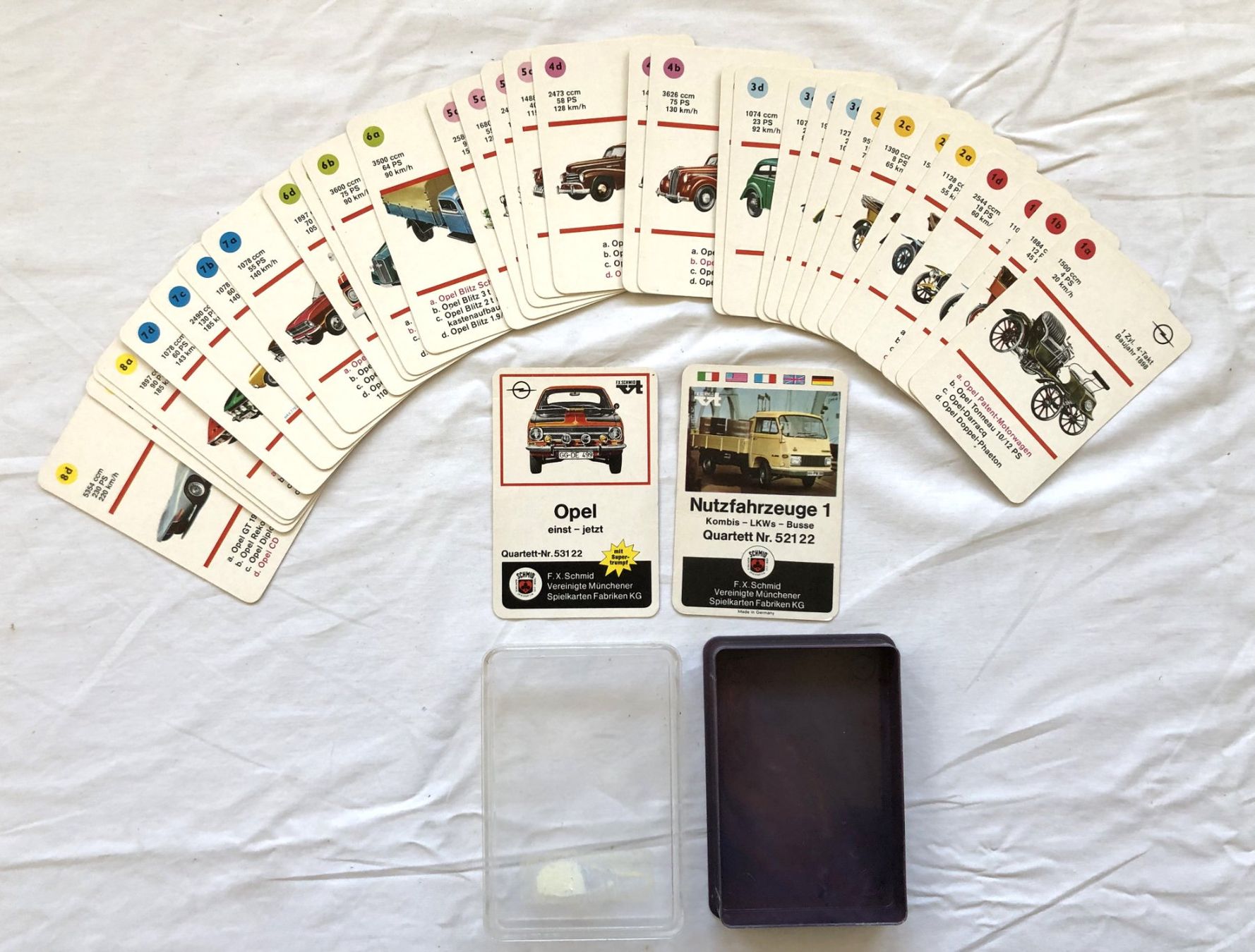 Giochi: Quartett - OPEL einst bis jetzt - ca.1969 – Usato da Schaffhausen venduto da durruti 2
