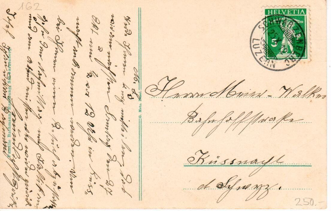 Cartoline postali: Gruss aus Schwarzenberg  1912 – Usato da Wolhusen venduto da Curver9 1