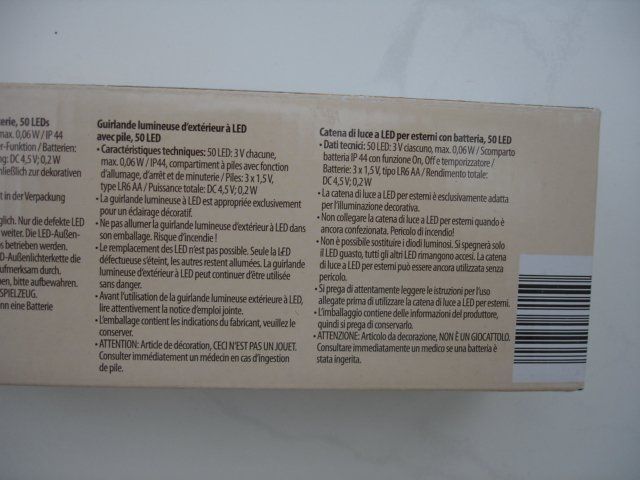 Guirlandes lumineuses: Festliche LED-Aussenlichterkette – D'occasion à RAMLINSBURG par AUDITT1999 4