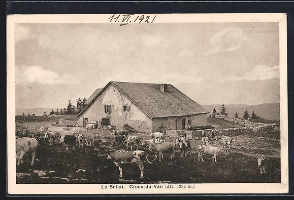 Cartoline postali: AK Creux-du-Van, Le Soliat – Usato da Berlin venduto da bartko-reher