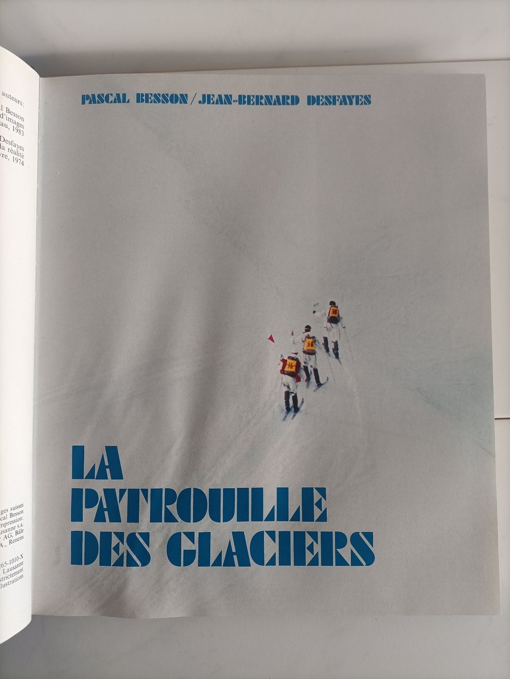 Libri: La patrouille des glaciers / Pascal Besson - Jean-Bernard De – Usato da crans montana venduto da AB3963 1