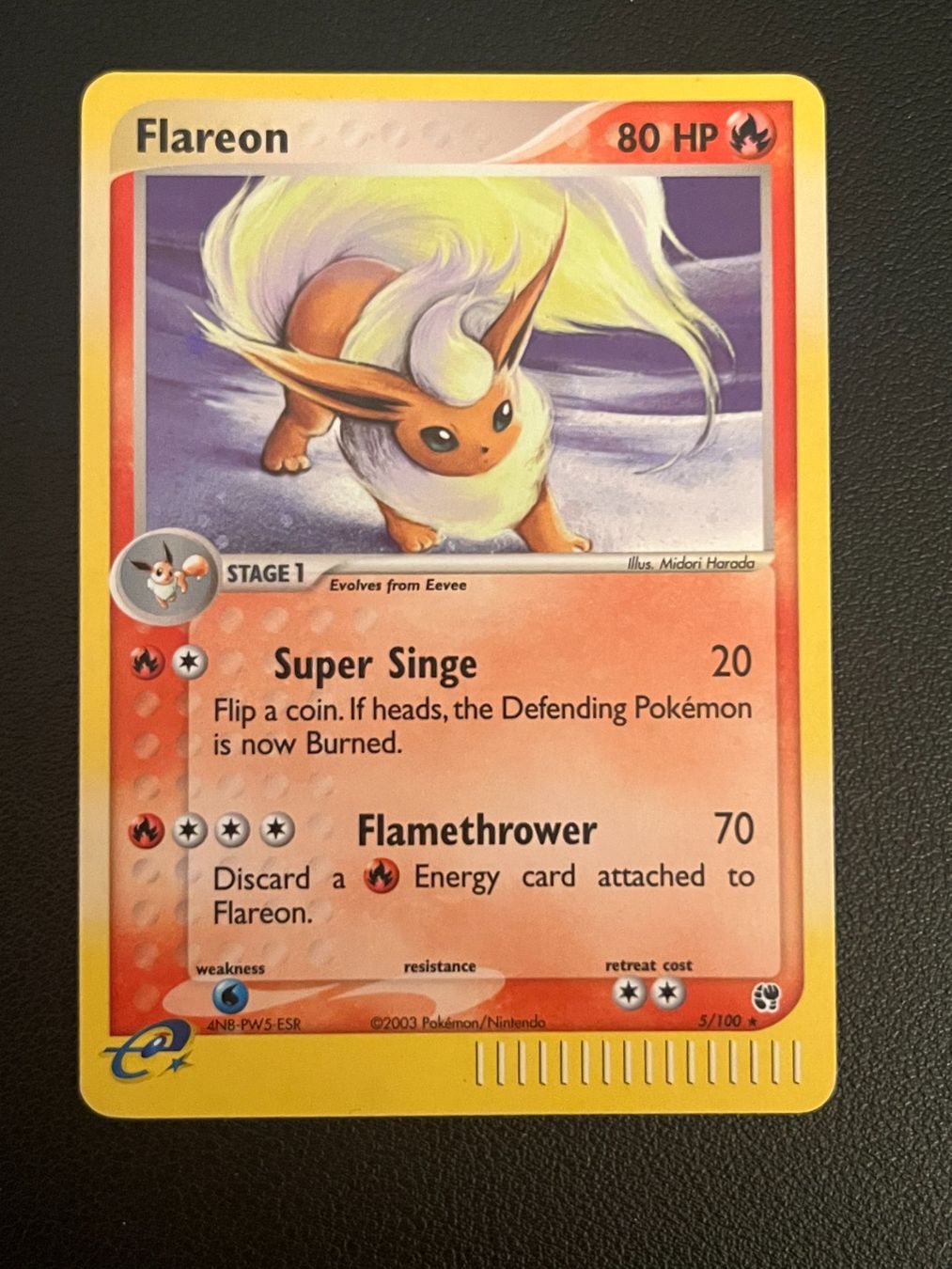 Pokémon Carte collezionabili: Pokemon Flamara Holo – Usato da Zollikerberg venduto da Guido175