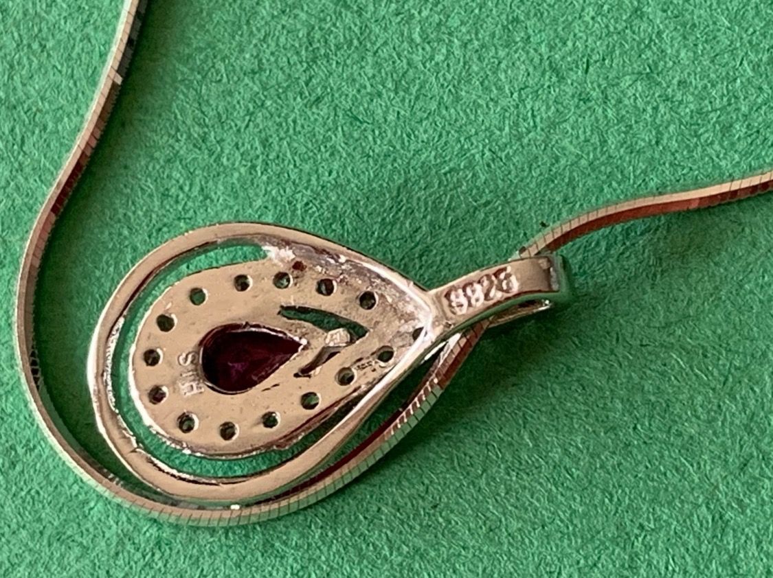 Ciondoli: Schlangenkette pinkiger Tropfen – Usato da Laufen venduto da belleskulptur 6