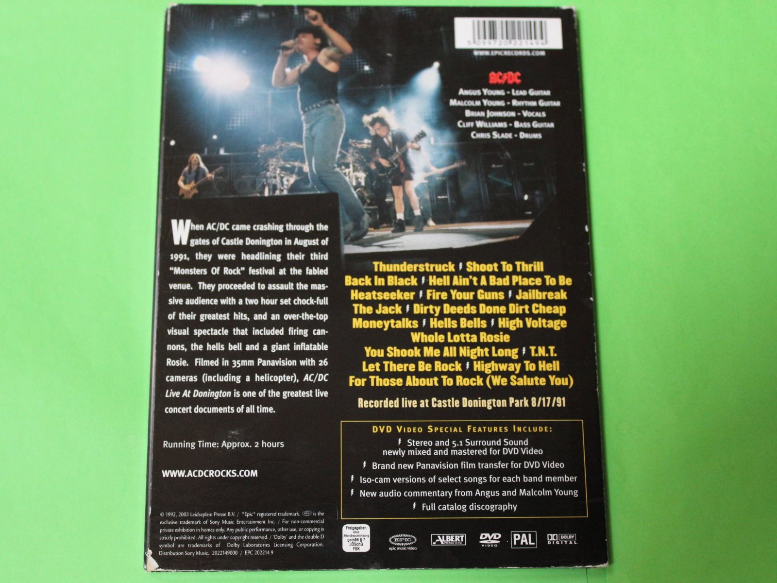 Tutti i DVDs: AC/DC - Live at Donington DVD – Usato da Tübach venduto da JamesStone 2