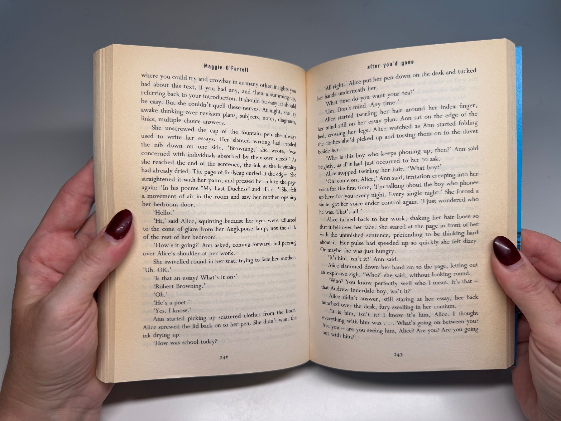 Libri: NOVEL: Maggi O'Farrell, After you'd gone – Usato da Grosswangen venduto da English_books 7