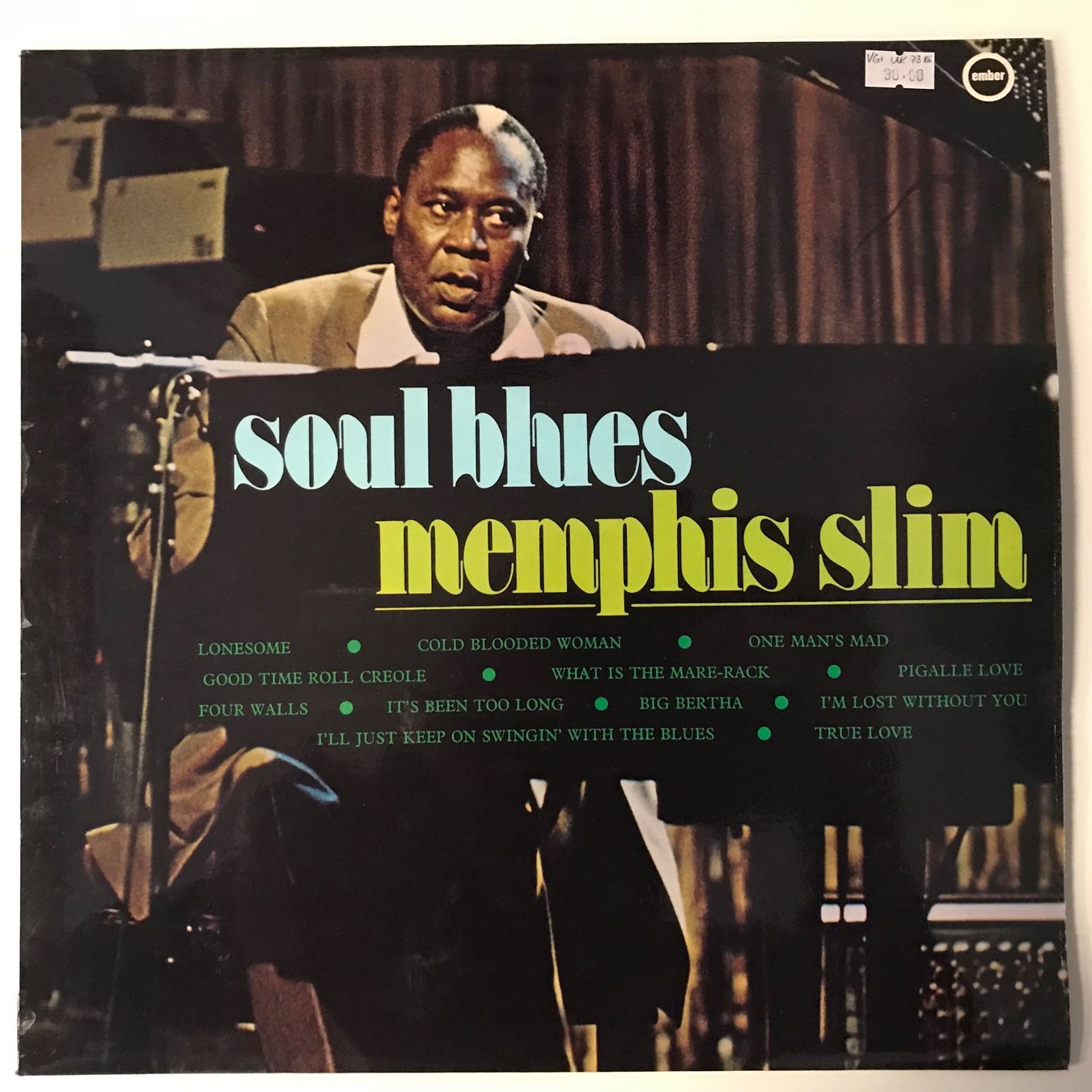 Dischi in vinile: Memphis Slim - Soul Blues – Usato da Aesch BL venduto da BlueMusicRecords