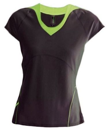 Bicolor-Sport-Shirt Damen KS052 / L