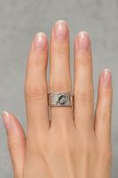 Thomas Sabo Silberring 925er LOVE/KISS Schriftzug, Grösse 53
