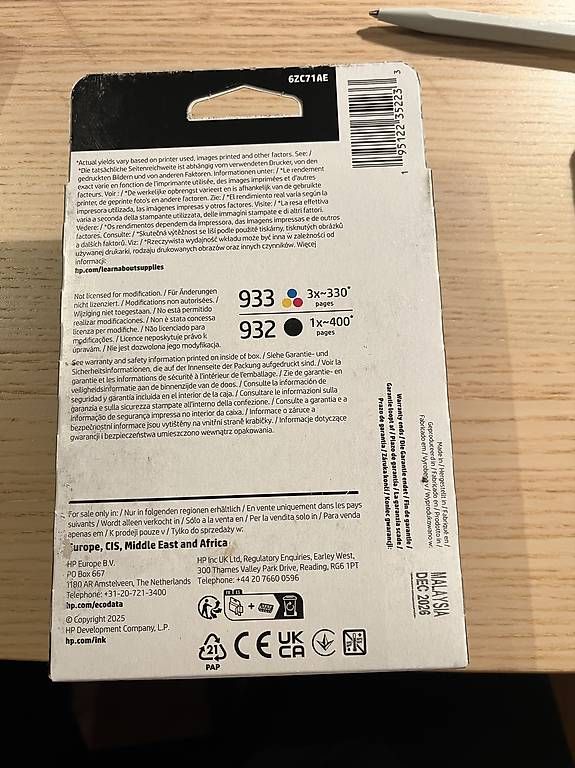 Druckerpatronen & Toner: Druckerpatronen – Neu und originalverpackt aus Steffisburg von Maximalregional 1
