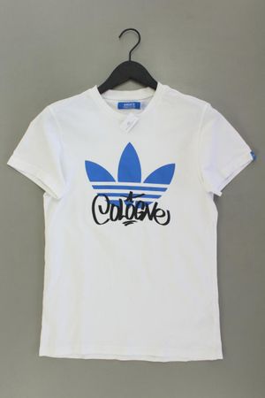 Adidas Sportshirt Gr. S Kurzarm weiß