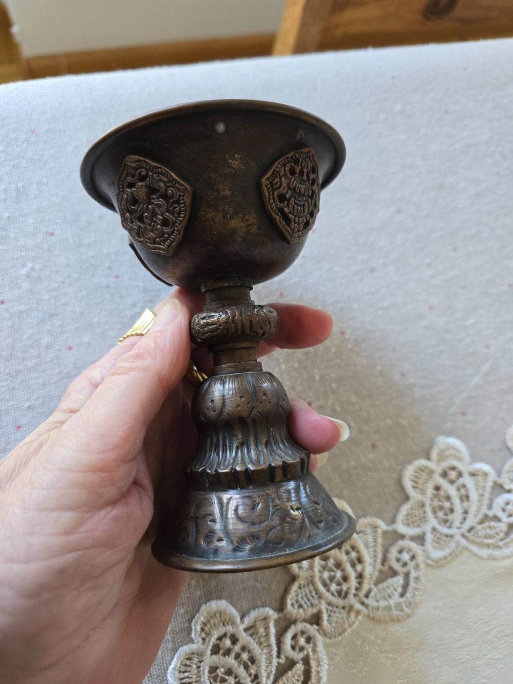 Lampade: Antike Tibetische Butterlampe/Dipa – Usato da Bottmingen venduto da sandy_2 4