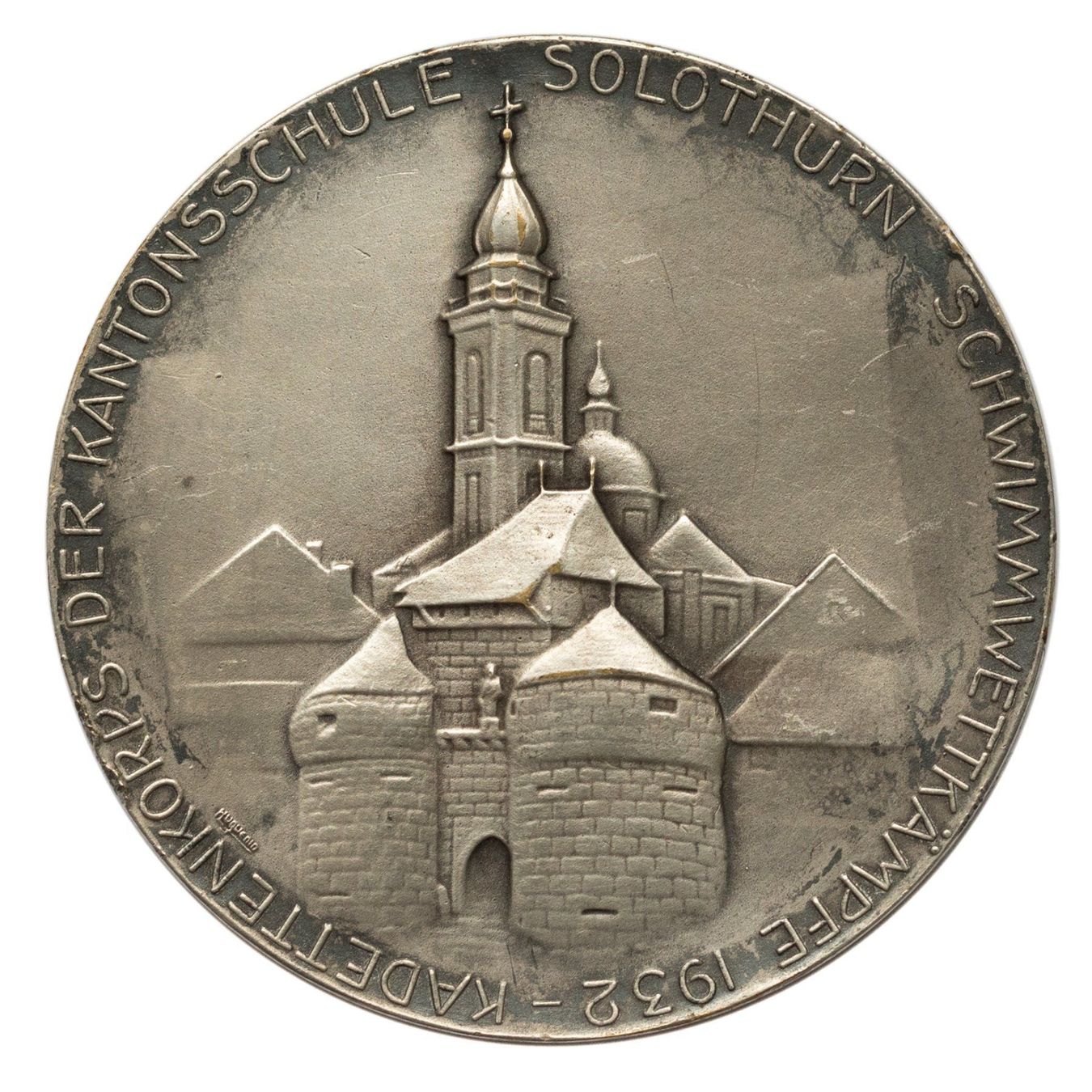 Medaglie: Kadettenkorps der Kantonsschule 1932 SO – Usato da Rotkreuz venduto da Swiss-Coins