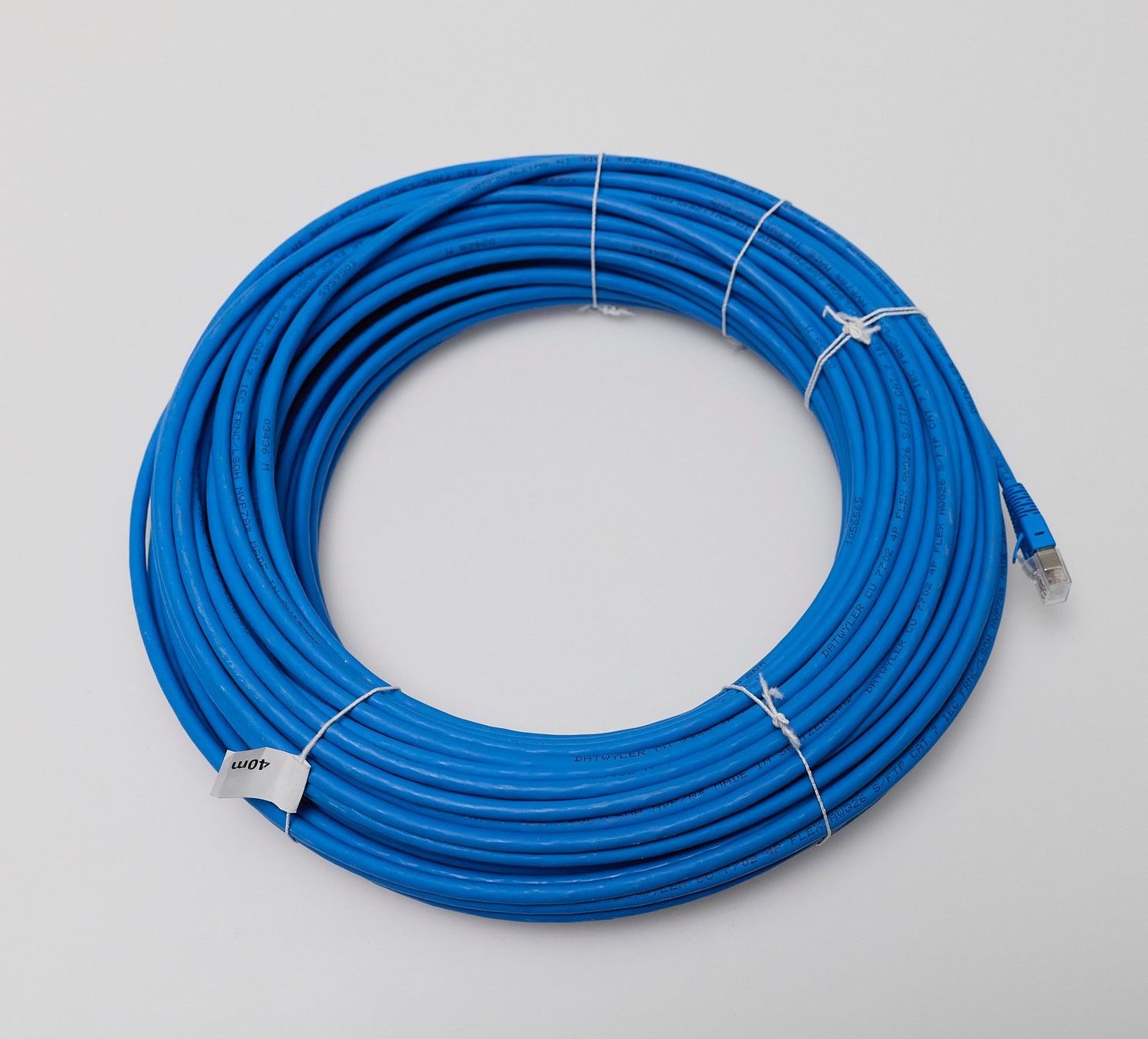 Dätwyler Kabel: CAT 7 – Netzwerkkabel 40m – Neu und originalverpackt aus Adliswil von Chris131