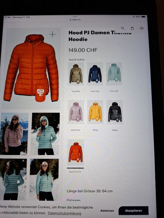 Leichte Damen Steppjacke Gr. 36, gelb, Frühling 4