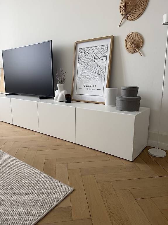 Mobili TV: Ikea Besta TV Möbel weiss – Usato da Basel venduto da Ohschaumal