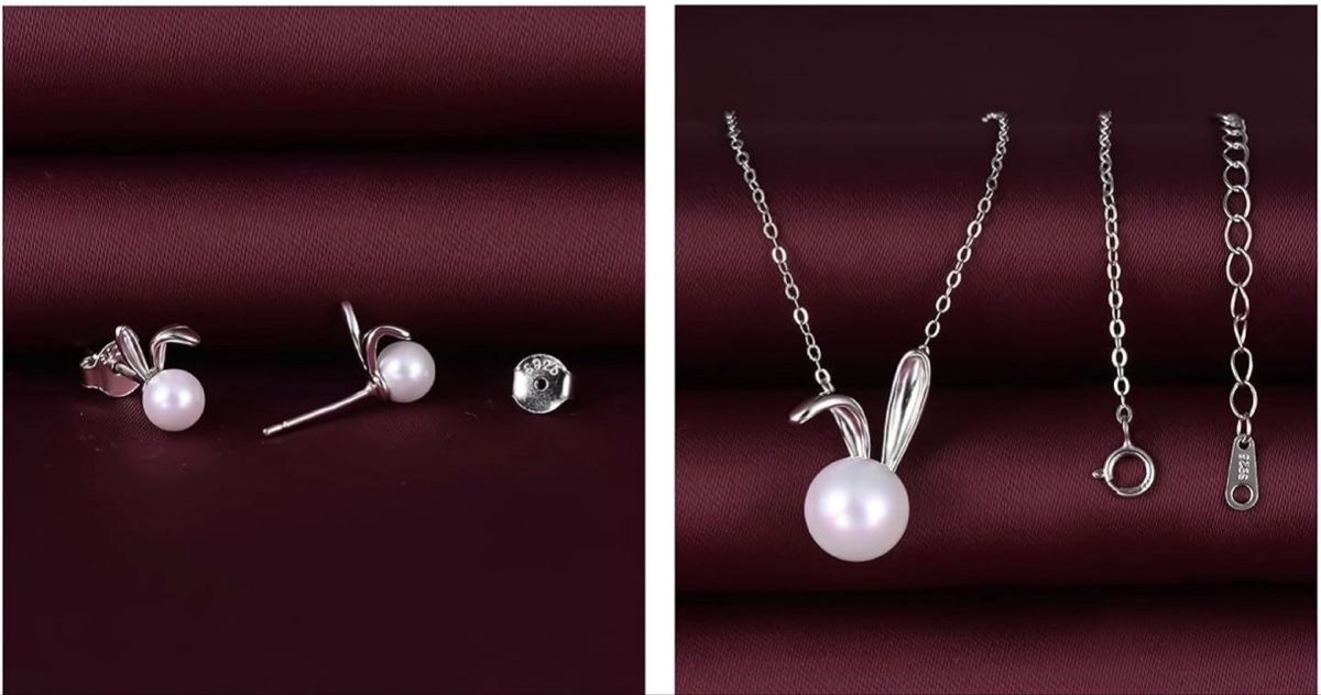 Catenine: 925 Sterling Silber Perle Kaninchen – Nuovo e nell'imballaggio originale da Hemmental venduto da MeinGold1