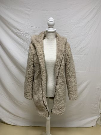 Urban Classics Teddyfell Jacke mit Kapuze, Grösse S