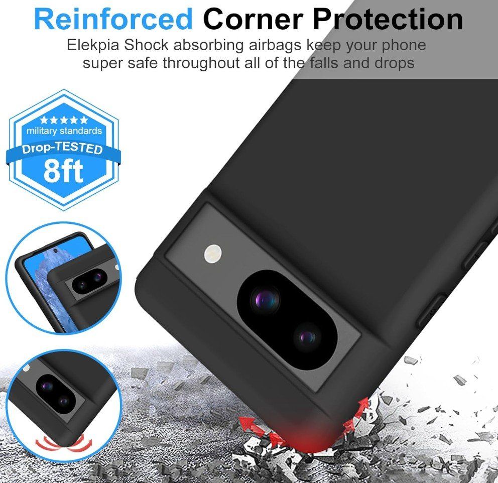 Google Cover & Protezioni schermo: Google Pixel 8A Hülle Case black matt TPU dünn weich – Nuovo e nell'imballaggio originale da Rorschacherberg venduto da elektrofreak 2