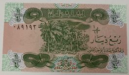 Irak 1/4 Dinar Neuwertig