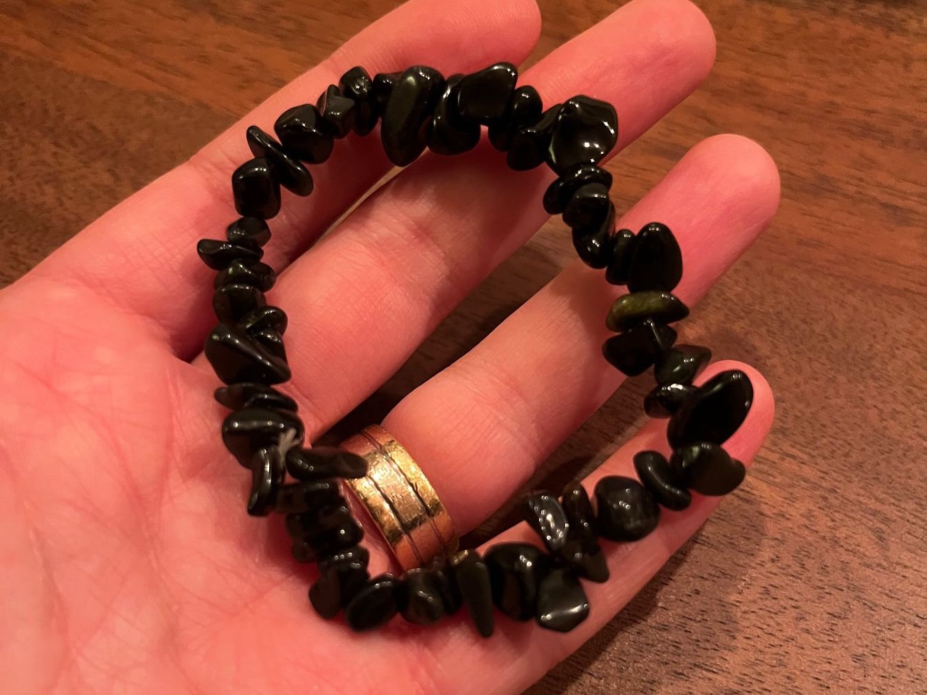 Bracciali & Braccialetti: Armband ( Obsidian), One Size – Nuovo e nell'imballaggio originale da Gams venduto da Mariawicca 1