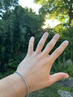 Armband Edelstahl Silberfarben Panzerkette 