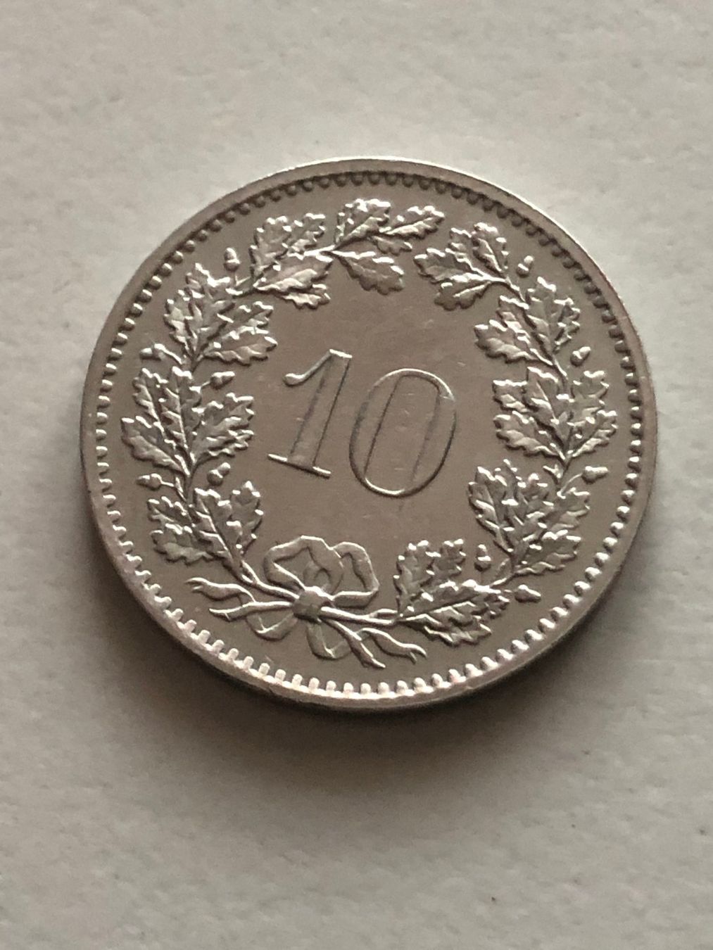 Toutes les monnaies: 10 Rp. 1972 unz. – Neuf (Voir description) à Schötz par Odpa 1