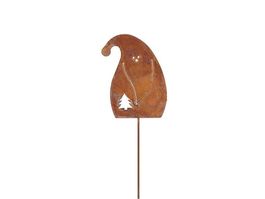 Stecker Weihnachtsmütze 60cm Rost