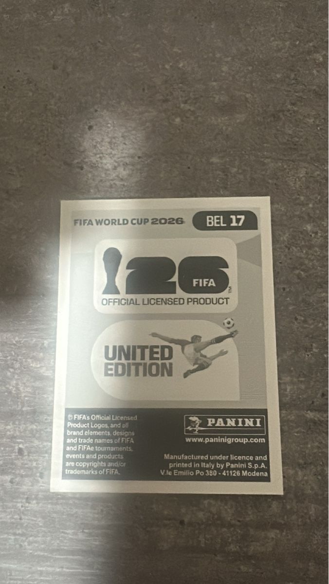 Panini Carte collezionabili: BEL 17 , FIFA WORLD CUP 2026 PANINI  – Nuovo (secondo la descrizione) da Frauenfeld venduto da 1PegPeg1 1
