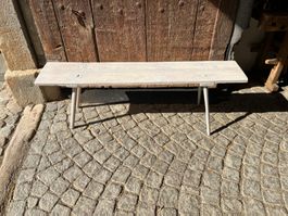 Holzbank weiss Shabby Chic Landhausstil