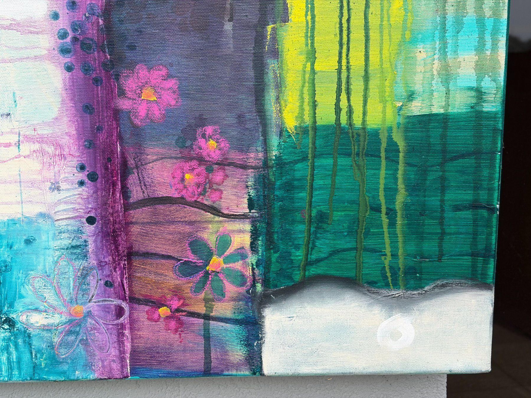 Gemälde: Acrylgemälde 70x60 cm – Gebraucht aus Boll von NRie 2