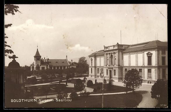 Cartoline postali: AK Solothurn, Museum, Schloss – Usato da Berlin venduto da bartko-reher