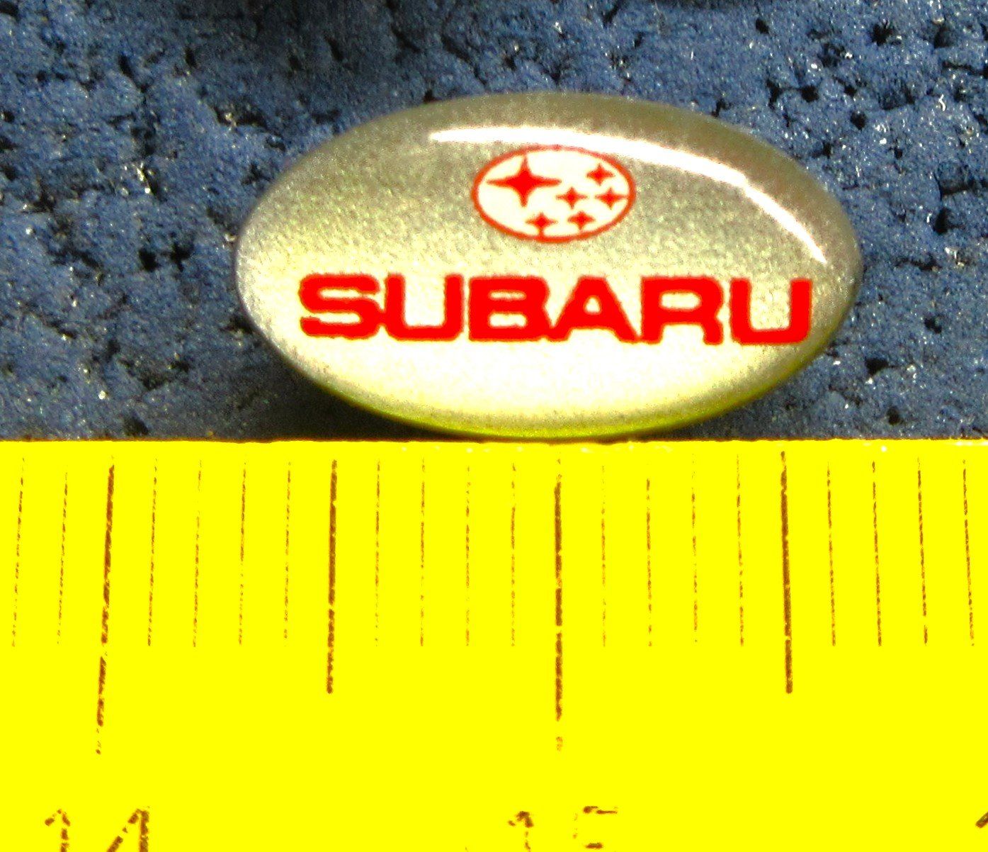 Placchette & Badge: SUBARU AUTO LOGO PIN WINZIG-KLEIN-FEIN GLASIERT mit SECURITY – Usato da Ettingen venduto da Hausi4711 1
