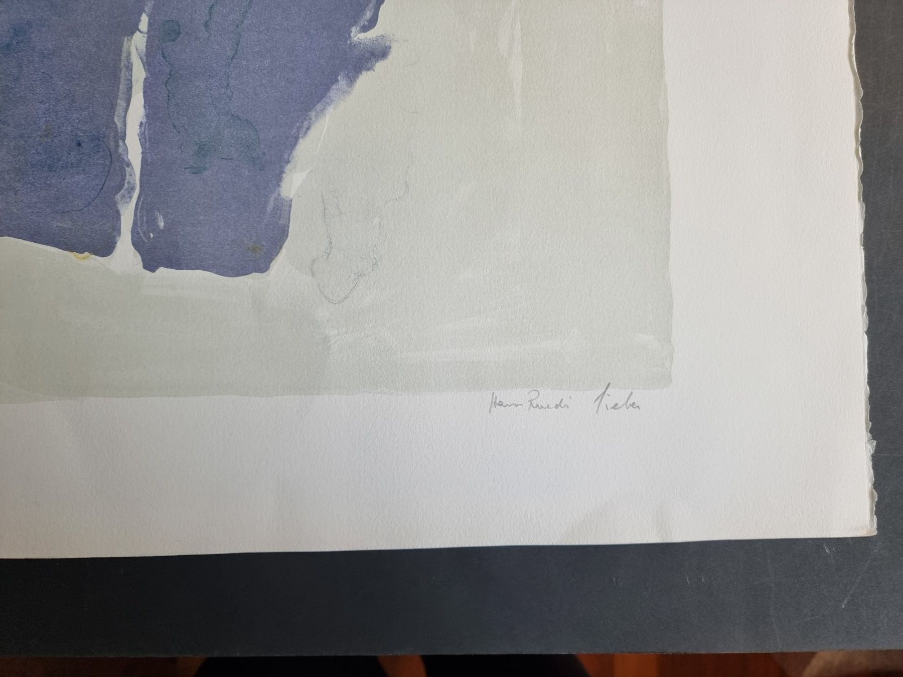 Grafica & Litografie: HANS RUEDI SIEBER LITHOGRAPHIE SIGNIERT NUMMERIERT – Usato da Gersau venduto da grafik-kunst 4