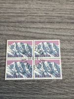Briefmarken Helvetia 30 Rappen Viererblock Berge