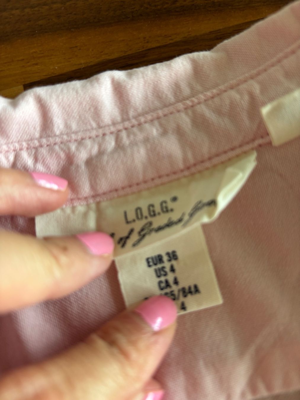 H&M Blusen: H&M L.O.G.G. Rosa Hemdbluse – Grösse 36 – Gebraucht aus Winkel von masrisa 2