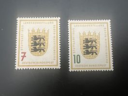 Deutsche Bundespost  1955 Mi. Nr. 212-13 *   (4923)