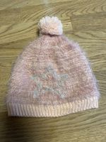 Süsse Mädchen Wintermütze / Kappe Gr. 50 rosa/ pink Stern