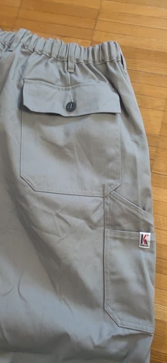 Pantaloni: Kübler Arbeitshose Gr. 58, grau, neu, ungetragen – Nuovo (secondo la descrizione) da Winterthur venduto da leovale 3