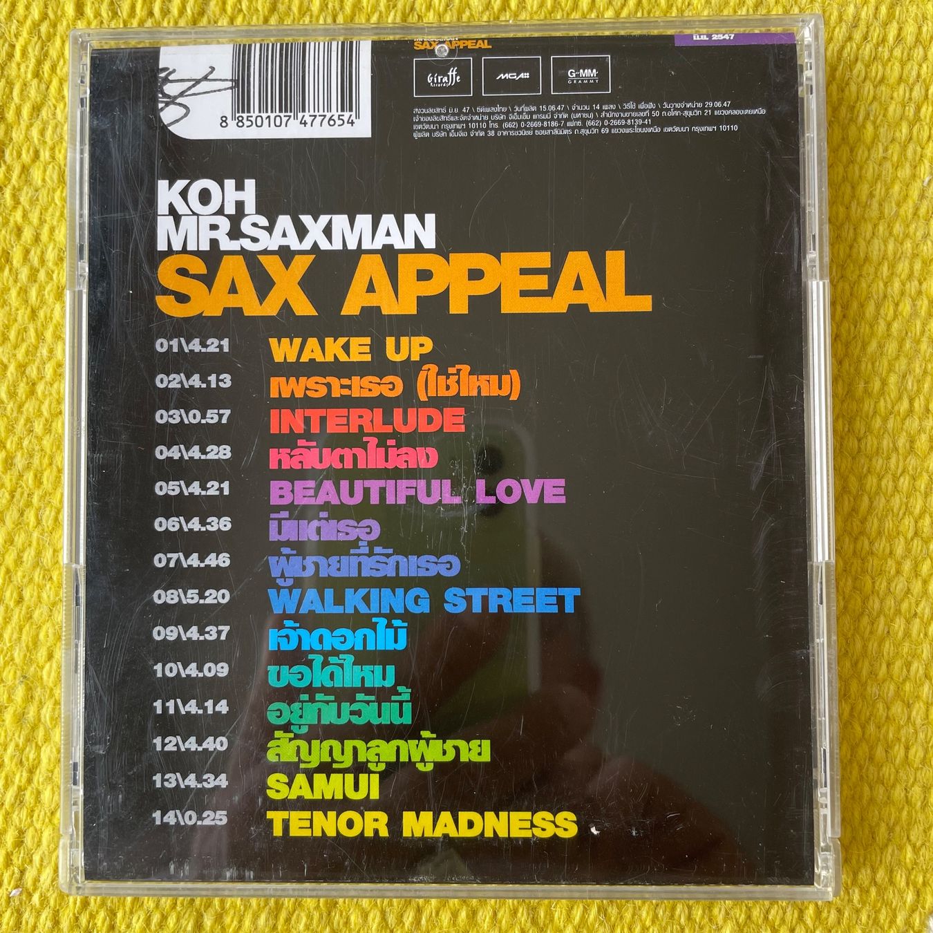 CD: KOH MR.SAXMAN-SAX APPEAL – Usato da Rorschacherberg venduto da CD-Roli 1