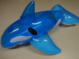 Delfin aufblasbar zum Baden, blau