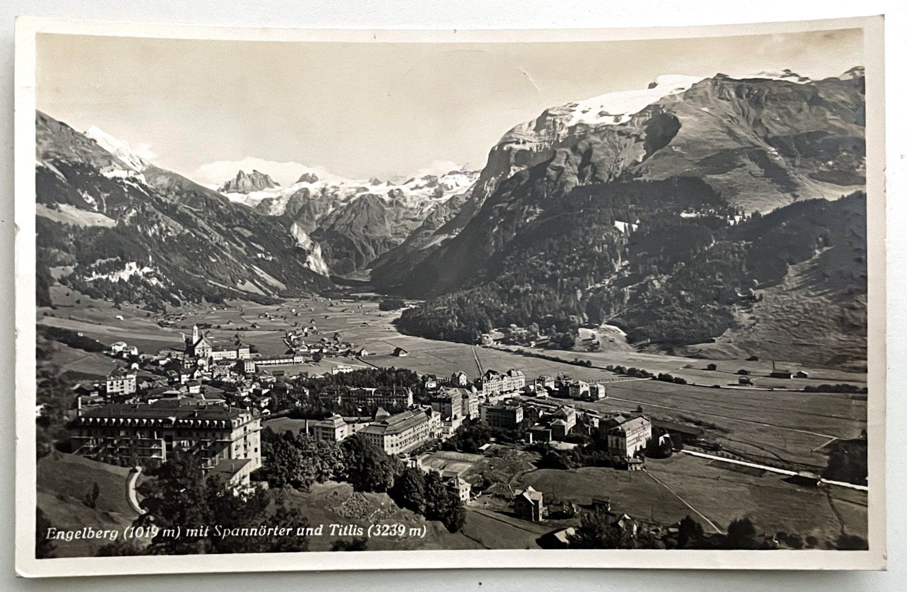 Cartoline postali: Engelberg mit Spannörter und Titlis – Usato da Savagnier venduto da Ne2065
