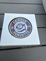 Eishockey Puck Geneve-Servette Burger King Logo neu