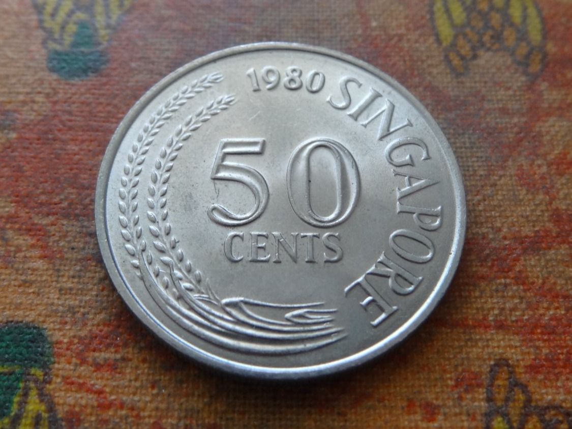Tutti le monete: SINGAPOUR  50  Cents  1980 – Usato da Romanel-sur-Lausanne venduto da Swift13 1