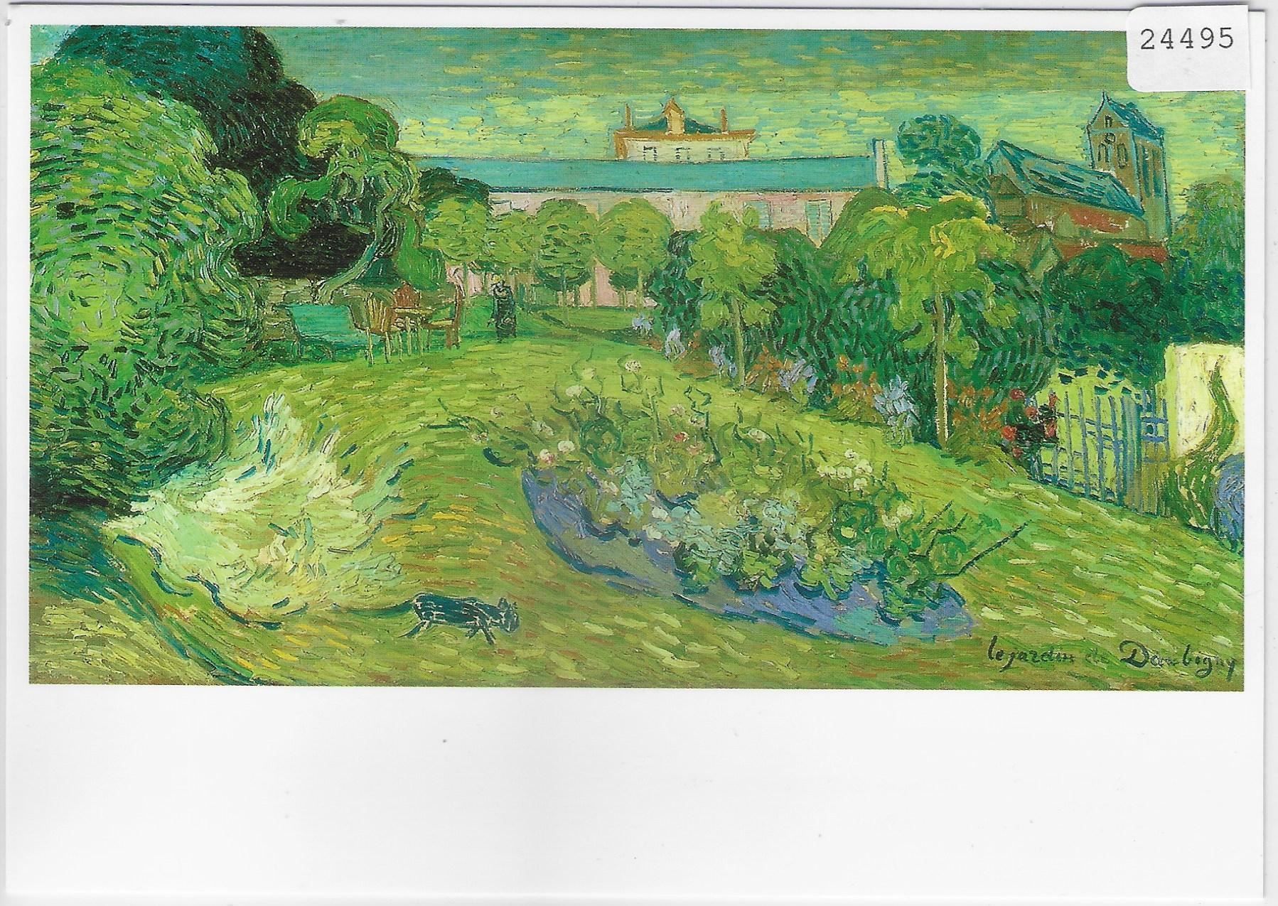 Dipinti: Vincent van Gogh - Le jardin de Daubigny – Antico da Ettingen venduto da Kartenplanet