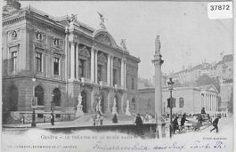 Geneve - Le Theatre et le Musee Rath