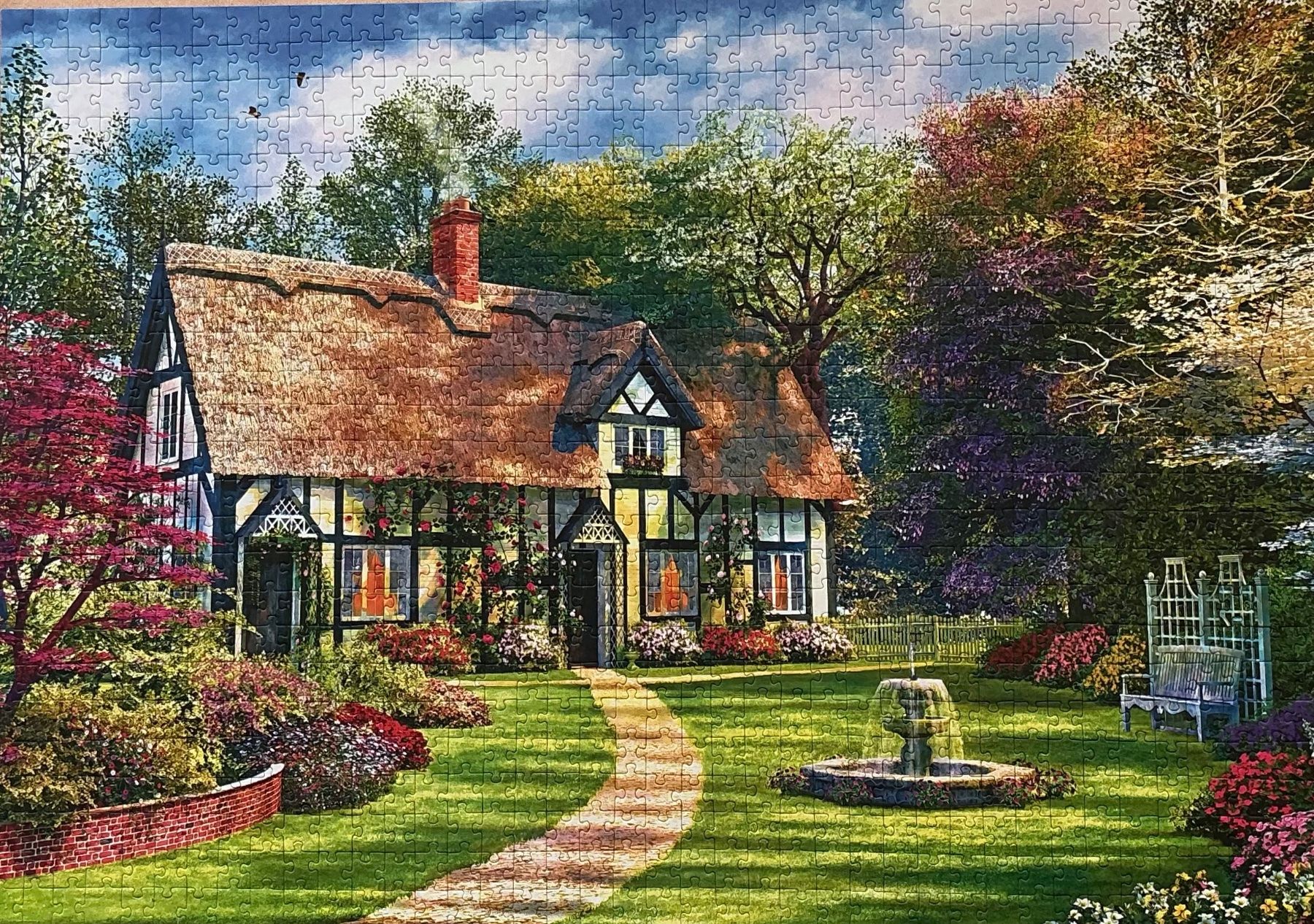 Puzzle: Puzzle 1000 Teile The Hideaway Cottage – Usato da Hombrechtikon venduto da sabibu 1