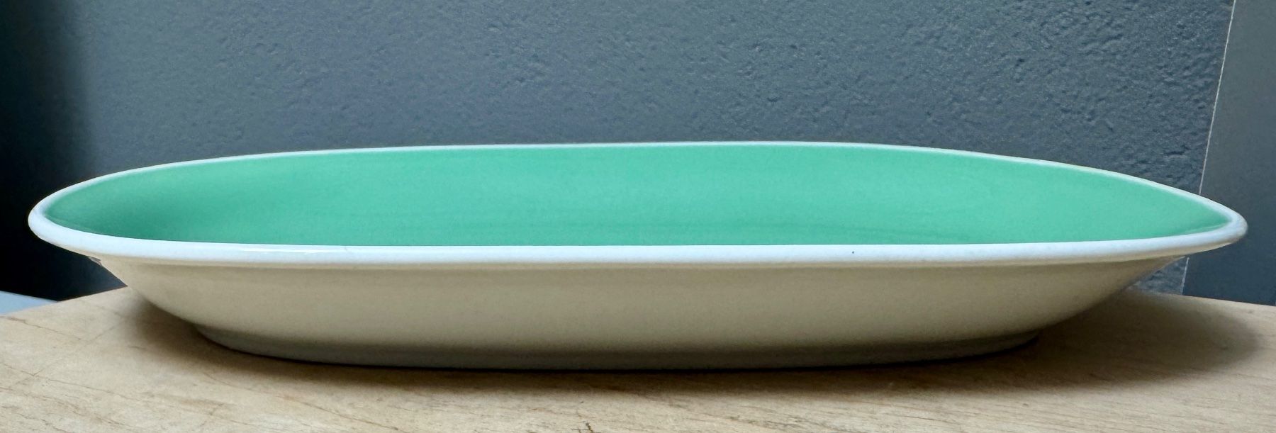 Rössler Piatti di portata: Rössler Schale Platte 32 cm grün Servierschale – Usato da Rothrist venduto da Luckywinner 1
