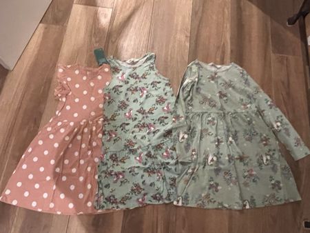 3 H&M Dresses - Size 134/140 (8-10Y)
